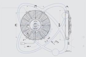 Electroauto 32D0031 - ELECTRO SPAL 247 MM SOP.24V 10 PALA