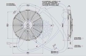 Electroauto 32D0033 - ELECTRO SPAL 310 MM SOP.24V 10 PALA