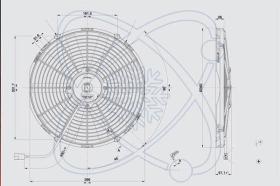 Electroauto 32D0036 - ELECTRO SPAL 382 MM SOP.24V 10 PALA