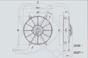 Electroauto 32E0003 - ELECTRO SPAL 314 MM ASP.24V 5 PALAS