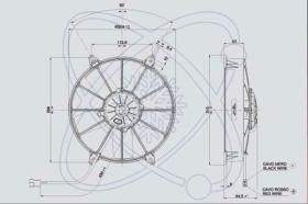 Electroauto 32E0007 - ELECTRO SPAL 303 MM ASP.12V 5 PALAS