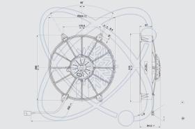 Electroauto 32F0003 - ELECTRO SPAL 314 MM SOP.24V 5 PALAS