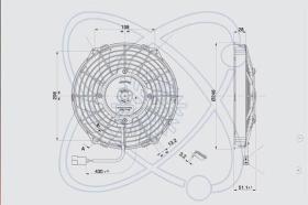 Electroauto 32G0001 - ELECTROVENTILADOR (12V) SPAL ESTáNDAR