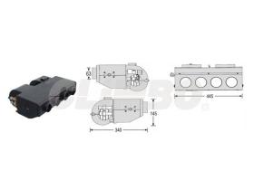 Electroauto 40A0076 - UNIDAD EVAPORADOR / CALEFACTOR CANALIZADO 12V