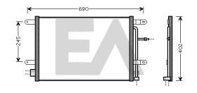 Electroauto 30C02019 - CONDENSADOR PARA APLICACIóN ORIGINAL AUDI