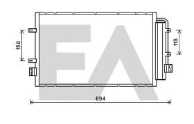 Electroauto 30C30005 - CONDENSADOR PARA APLICACIóN ORIGINAL IVECO