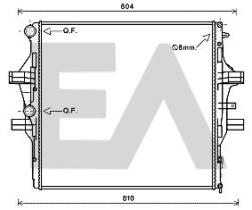 Electroauto 31R30042 - RADIADOR PARA APLICACIóN ORIGINAL IVECO