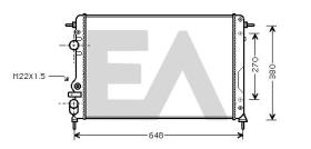 Electroauto 31R60121 - RADIADOR PARA APLICACIóN OE RENAULT