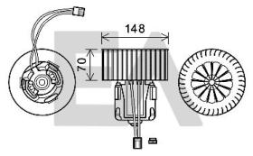 Electroauto 42A07013 - TURBINA DE HABITáCULO PARA APLICACIóN ORIGINAL BMW