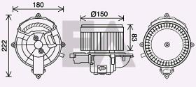 Electroauto 42A10017 - TURBINA DE HABITáCULO PARA APLICACIóN ORIGINAL CITROEN