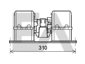 Electroauto 42A76001 - TURBINA DE HABITáCULO PARA APLICACIóN ORIGINAL VOLVO