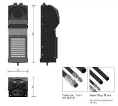 Electroauto 40A0179 - EVAPORADOR VERTICAR A/C PICCOLO 12V